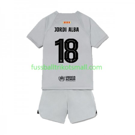 Fußballtrikots FC Barcelona Jordi Alba 18 Kinder 2022-2023 Kurzarm 3rd trikot kaufen
